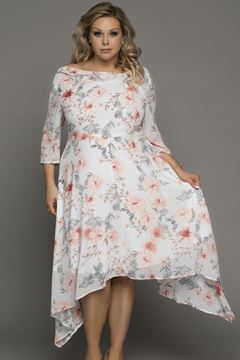 Immagine di PLUS SIZE  CHIFFON FLORAL DRESS